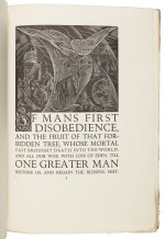 JOHN MILTON | Paradise Lost. The Golden Cockerel Press, 1937