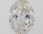 A 1.00 Carat Oval-Shaped Diamond, J Color, VS2 Clarity