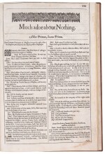 Shakespeare, William | Much Ado About Nothing and Love's Labour Lost. From Shakespeare's Second Folio