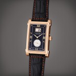 Reference 107.031 Cabaret | A pink gold rectangular wristwatch with date, Circa 1997