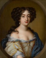 FOLLOWER OF JACOB FERDINAND VOET | Portrait of Hortense Mancini, Duchesse de Mazarin (1646-1699), half-length, in the guise of Aphrodite
