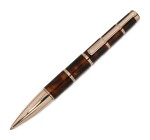  MONTBLANC | A LIMITED EDITION GOLD PLATED AND LACQUER BALLPOINT PEN, CIRCA 2005
