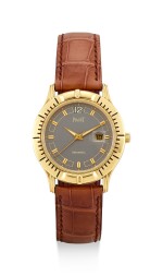 PIAGET | POLO, REFERENCE 24010, A YELLOW GOLD WRISTWATCH WITH DATE, CIRCA 2000