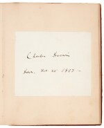 Jamaica Committee | Autograph album including Darwin, JS Mill, and other members of the Committee, 1860s
