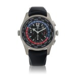 Ref. 49805 Titanium world-time chronograph wristwatch with date Circa 2010