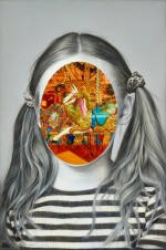 Ronald Ventura 羅納德·溫杜拿 | Untitled (Girl with Merry Go Round) 無題（旋轉木馬的女孩）