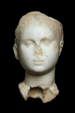 A Roman Marble Portrait Head of a Girl, 1st half of the 1st Century A.D.