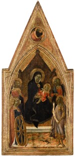 The Virgin and Child enthroned with Saint Catherine of Alexandria and Saint John the Baptist