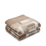 Brown Wool and Cashmere Avalon Paper Block Blanket