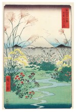 UTAGAWA HIROSHIGE (1797-1858) OTSUKI PLAIN IN KAI PROVINCE (KAI OTSUKI NO HARA), EDO PERIOD (19TH CENTURY)