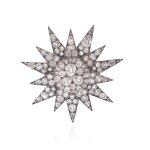 Highly important and historical diamond brooch, circa 1887