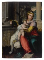 Madonna and Child with a book