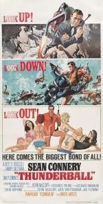 Thunderball (1965) poster, US