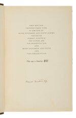 [Einstein, Albert] — Paul Arthur Schlipp | A deluxe edition, signed by Einstein