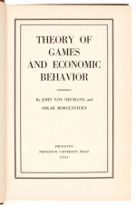 VON NEUMANN and MORGENSTERN | Theory of Games and Economic Behavior, 1944, first edition