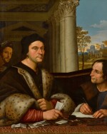 Portrait of Ferry Carondelet (1473–1528) with his Secretaries