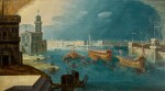 ATTRIBUTED TO LOUIS DE CAULLERY  | Venice, a capriccio view looking North towards the Piazza San Marco