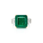 Emerald and Diamond Ring | 6.82克拉 天然「哥倫比亞」無油祖母綠 配 鑽石 戒指