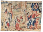 A Flemish classical narrative tapestry, possibly from the Story of David, Brussels, first quarter 16th century