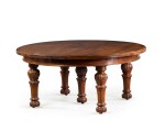AN EARLY VICTORIAN EXPANDING DINING TABLE BY JOHNSTONE & JEANES, MID-19TH CENTURY