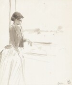 Woman at her window; A sketch for a Lady | Femme à la fenêtre ; Etude de femme