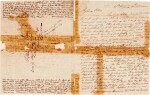 Napoleon I--Lewis Gideon | Letter describing the exhumation of Napoleon's body, 1840