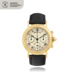 Marine, Ref. 3460BA     Chronographe bracelet en or jaune avec date |  Yellow gold chronograph wristwatch with date    Vers 2000 |  Circa 2000