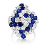 From the Collection of Elizabeth Taylor | Sapphire and diamond ring