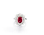Ruby and Diamond Ring | 3.36克拉 天然「緬甸」 紅寶石 配 鑽石 戒指