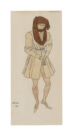 LÉON BAKST | COSTUME DESIGNS FOR "THE MAYOR & LEPORELLO FROM DON JUAN REJECTED": A PAIR