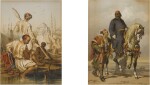 Figures by a River and On Horseback: Plates 11 & 21