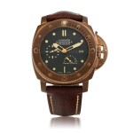 PANERAI | LUMINOR SUBMERSIBLE 1950 3-DAYS AUTOMATIC BRONZO, REF PAM00507, LIMITED EDITION BRONZE WRISTWATCH WITH DATE AND POWER-RESERVE INDICATION   CIRCA 2011