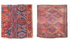 Lot including a carpet fragment, Western Anatolia, probably 17th century, and a Soumakh carpet, Est Caucasus, circa 1900