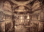 Constantinople. Large framed photograph of Hagia Sofia. c.1880s
