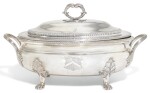 A GEORGE III SILVER SOUP TUREEN AND COVER, WILLIAM STEVENSON, LONDON, 1808