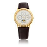 BLANCPAIN | YELLOW GOLD PERPETUAL CALENDAR WRISTWATCH WITH MOON PHASES CIRCA 1995