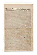 BATTLE OF THE ALAMO | An unreliable report of the Battle of the Alamo, printed more than month after the massacre, demonstrating the limits of communication in the nineteenth century