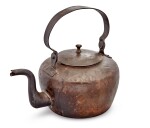 Copper Tea Kettle, William Heiss Sr. (1784-1846), Philadelphia, Pennsylvania, Circa 1812