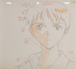 Shinji Ikari Douga (Rare Colour Setting of Opening) | 碇真嗣（罕有開場定色）線稿