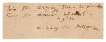 L v Beethoven, unpublished autograph note signed about the "Archduke" Trio and his final violin sonata, [1813-1815]