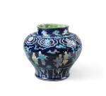 A large fahua-glazed 'immortals' jar Ming dynasty, 16th century | 明十六世紀 琺華神仙故事圖罐