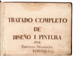 Perspective | Tratado completo de diseño i pintura, [Madrid, 1865], manuscript on paper, half calf