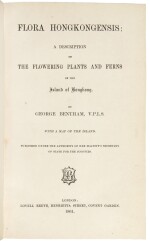 Bentham, George, and Henry Fletcher Hance. The first comprehensive flora on China and Hong Kong