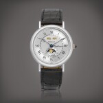 Serpentine, Reference 3040 | A white gold triple calendar wristwatch with moon phases, Circa 1994 | 寶璣 | Serpentine 型號3040 | 白金全日曆腕錶，備月相顯示，約1994年製