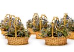 A Group of Twelve Gilt-Metal and Enamel 'Fleurs des Siècles' Flower Baskets, Jane Hutcheson for Gorham Mfg. Co., Providence, Circa 1970-85