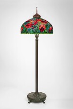 "Oriental Poppy" Floor Lamp