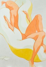 Ivy Haldeman 艾薇 ‧ 海德曼 | Full Figure, Lean Back, Foot Tucked Away, Bun Reveals 全身、後靠、腳藏起、包子露出