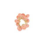CORAL AND DIAMOND CLIP-BROOCH, CARTIER, FRANCE