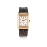 JAEGER-LECOULTRE | REVERSO, REFERENCE 213.2.D4, A PINK GOLD DUAL TIME ZONE REVERSIBLE WRISTWATCH WITH DAY AND NIGHT INDICATION, CIRCA 2019 