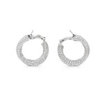 Paire de boucles d'oreille diamants | Pair of diamond earrings